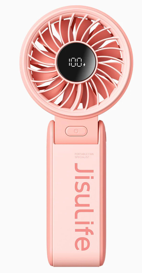 Вентилятор портативный Jisulife Handheld Fan 7 Pink